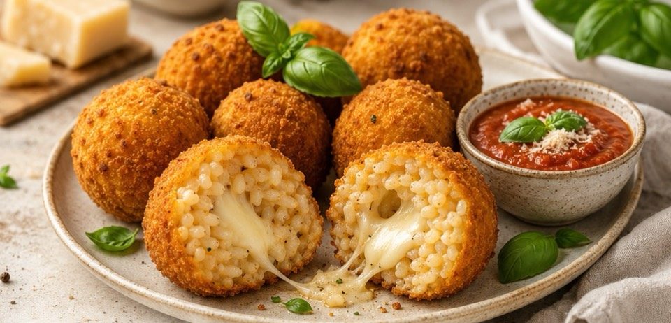 Arancini, sicilské rýžové koule